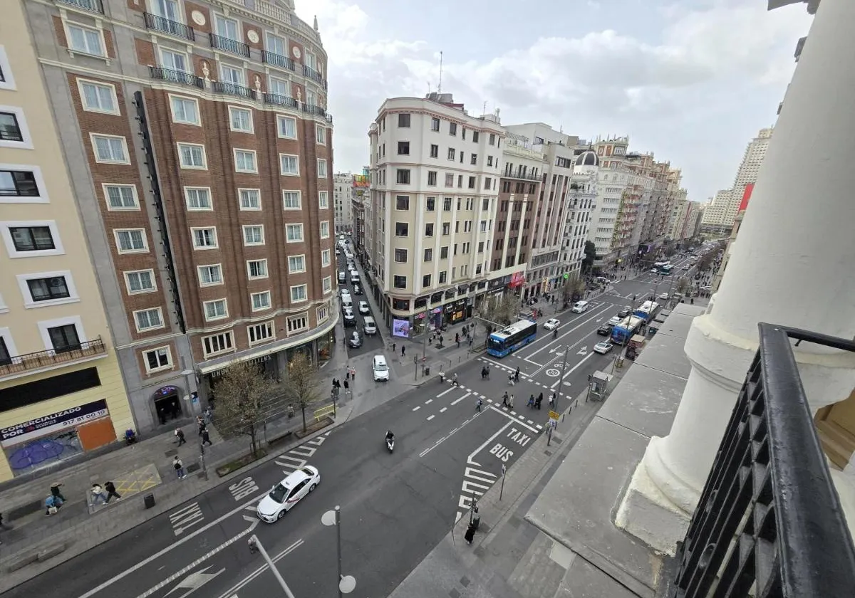 Doble 2 camas con vistas a Gran Vía
